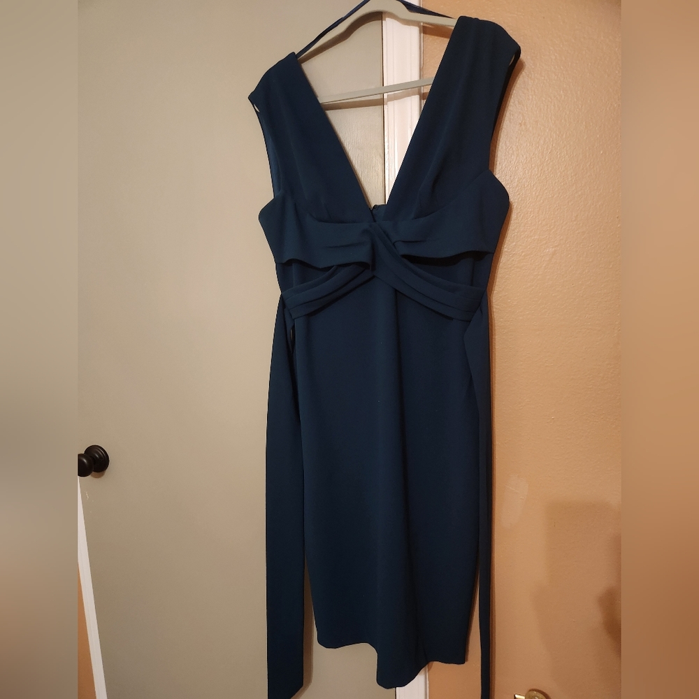 Teal Anthropologie Dress